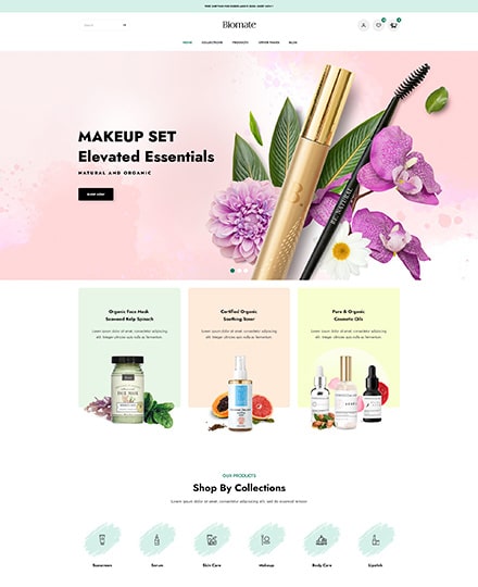 beauty cosmetics shopify