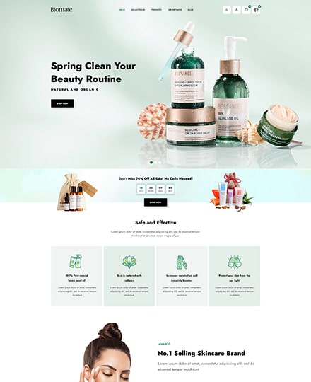 beauty cosmetics shopify