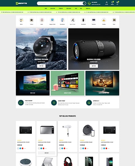 electronics shopify
