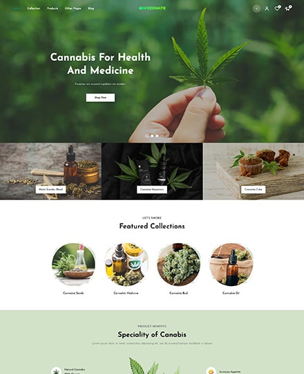 cannabis marijuana shopify