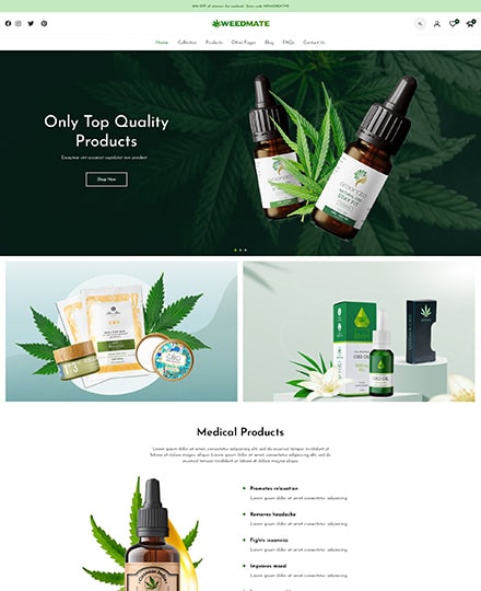 cannabis marijuana shopify