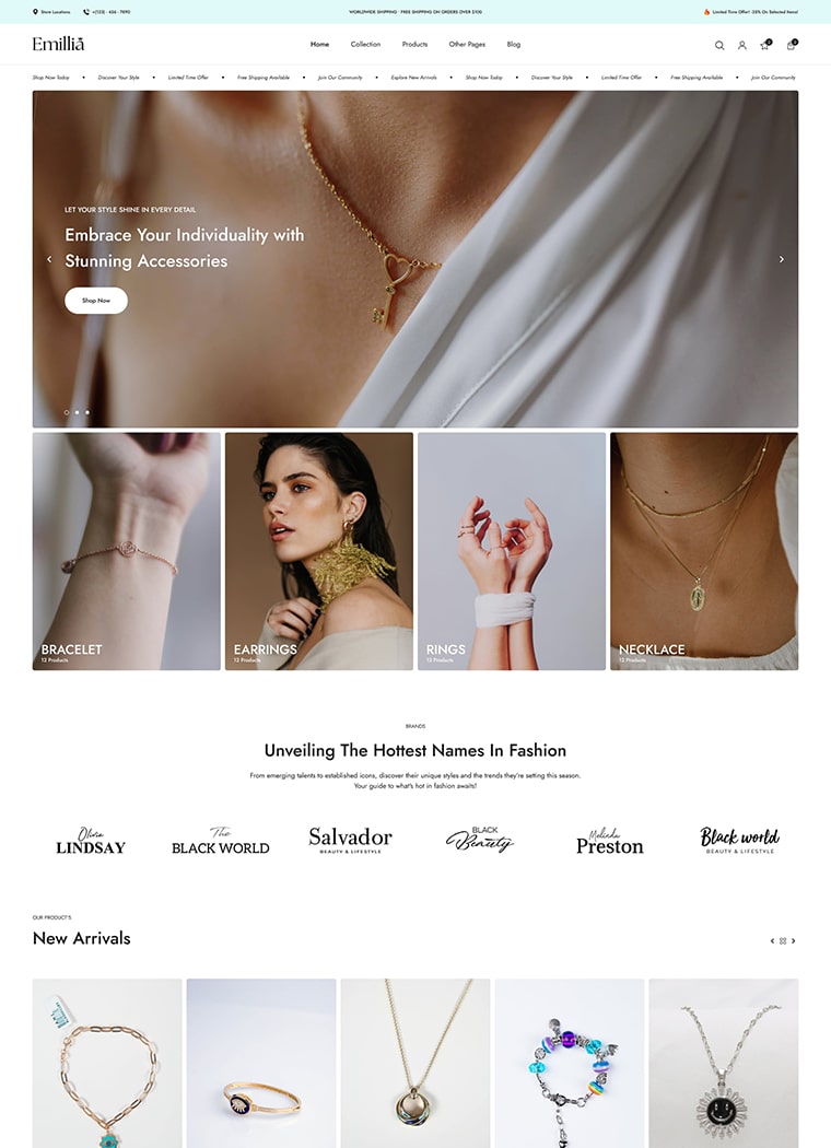 Jewelry & Fashion Accessories