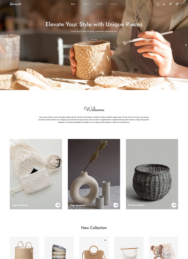 Handmade & Home Decor Shopify Theme
