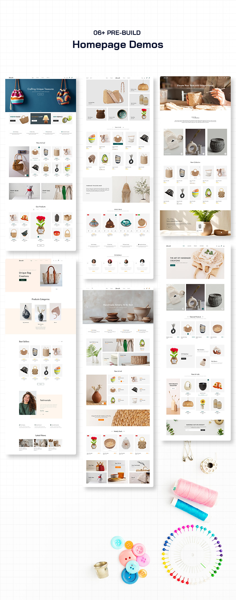 Hamade - Handicraft & Home Decor Shopify Theme
