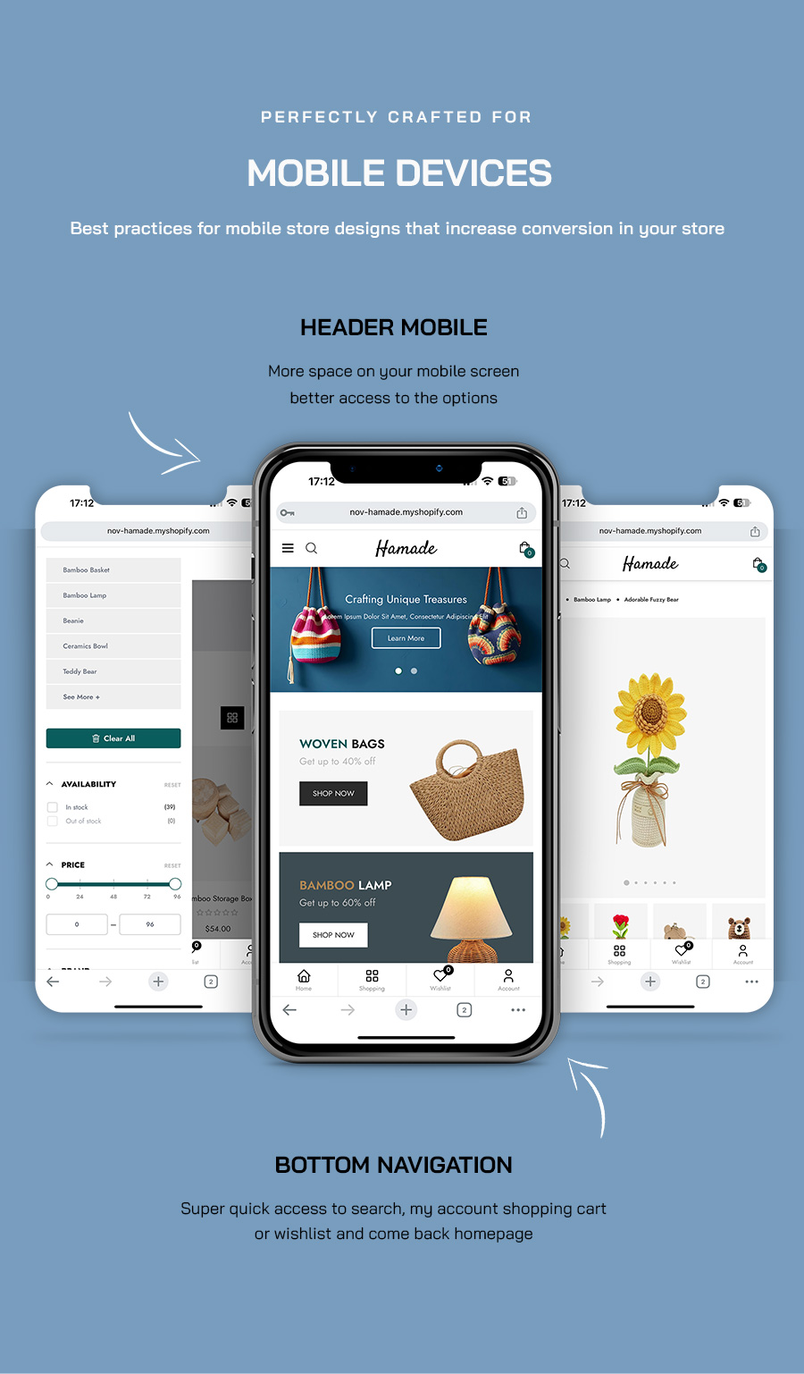 Hamade - Handicraft & Home Decor Shopify Theme