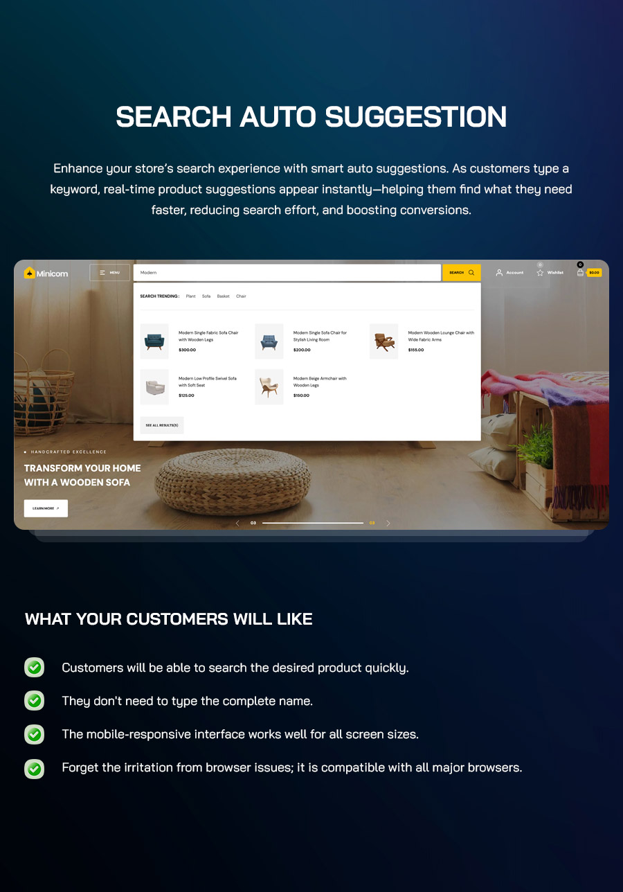 Minicom -  Furniture & Interior Store Shopify Theme