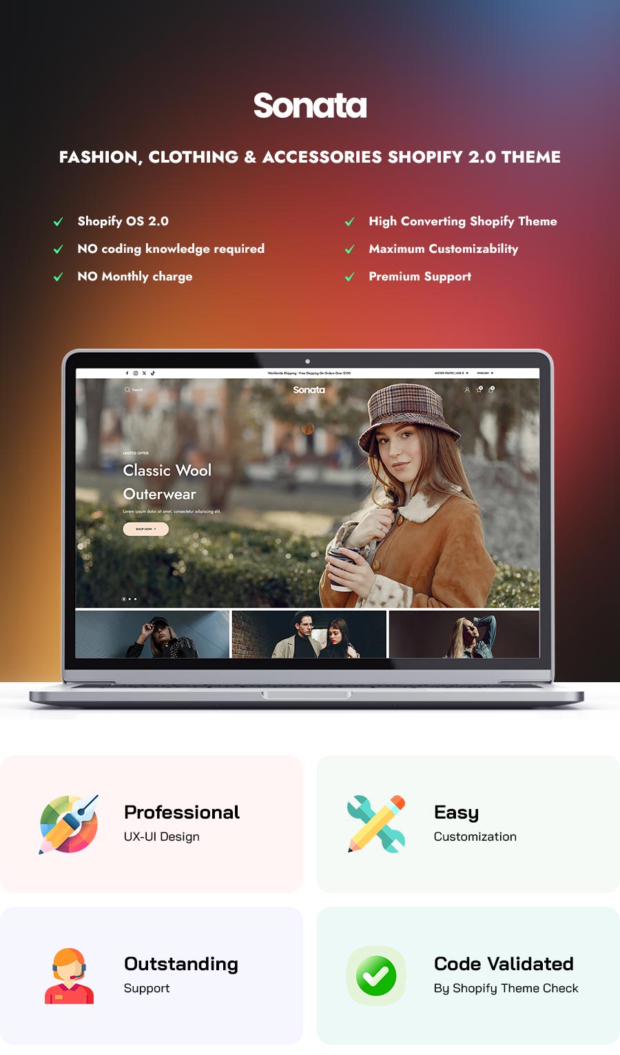 Sonata - Fashion & Clothes Shopify Theme