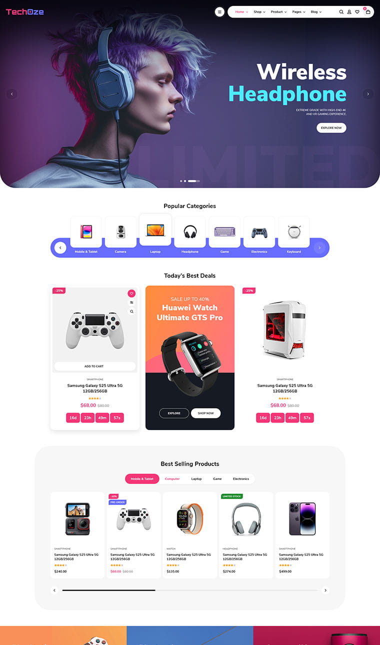 Electronics Store Shopify Theme