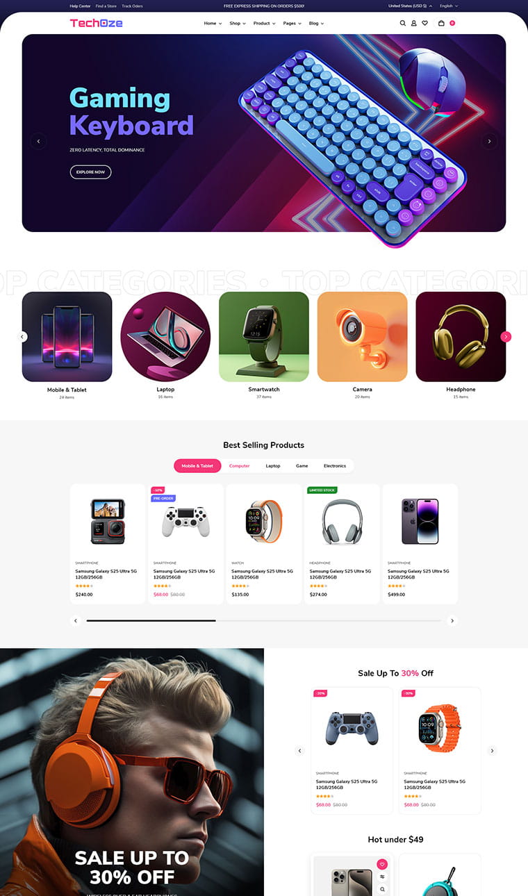 Electronics Store Shopify Theme