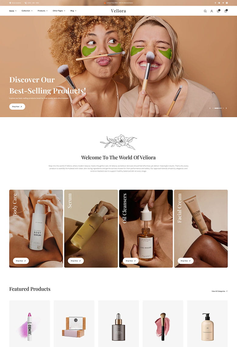Beauty and Cosmetics Shopify - 2