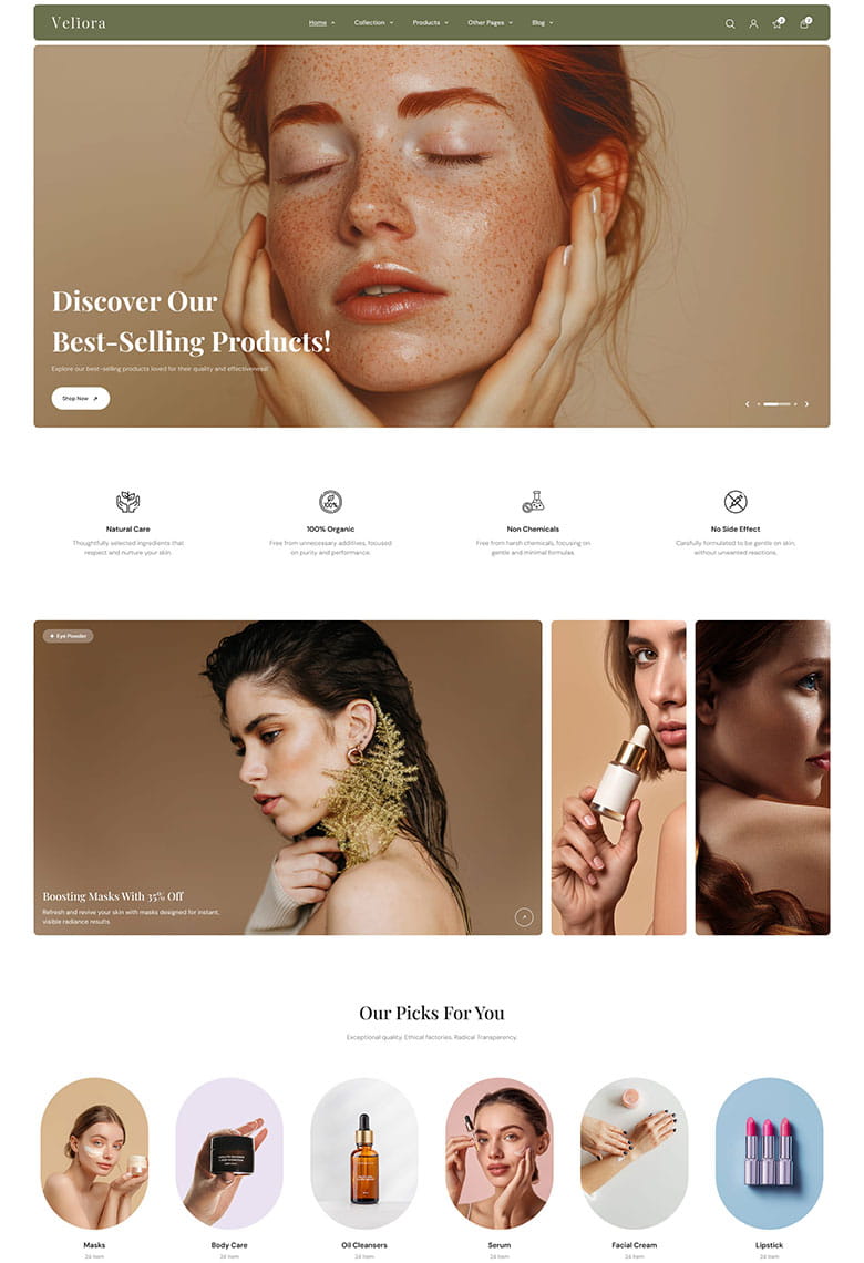 Beauty and Cosmetics Shopify - 4